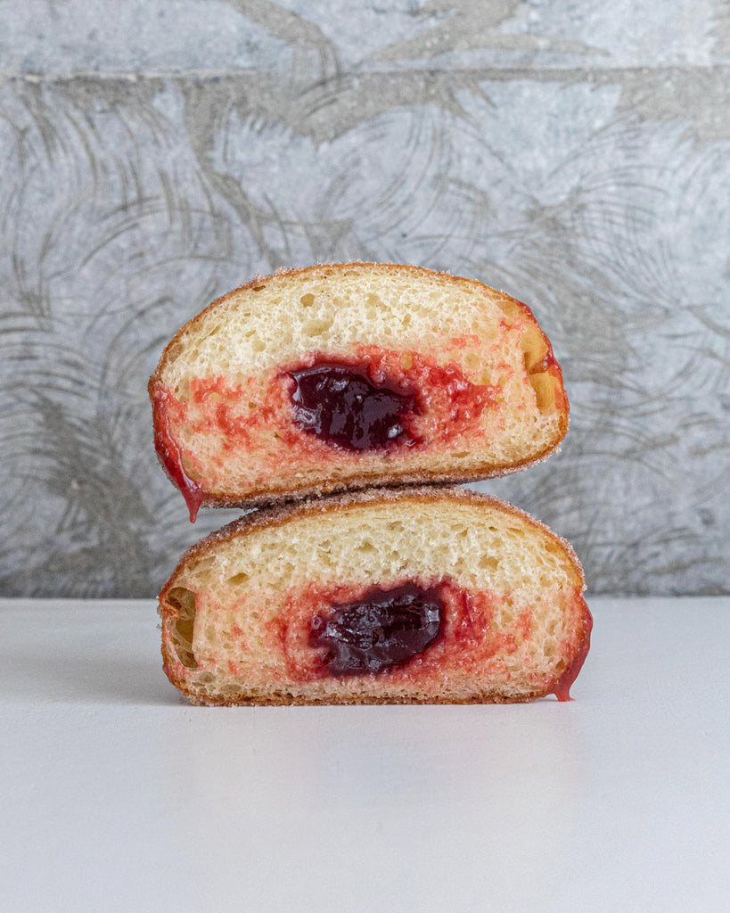 Raspberry Jam Doughnut
